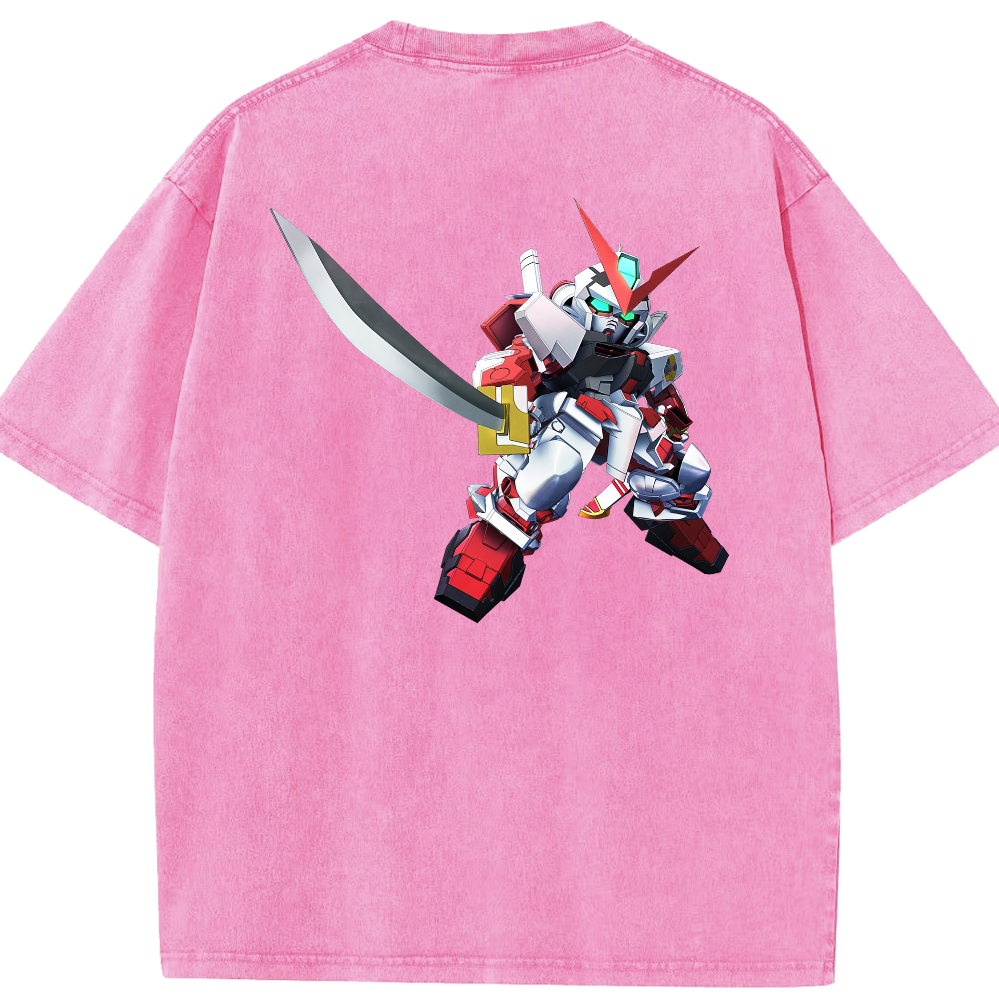 （画像用） 機動戦士ガンダム Mobile Suit Gundam 綿100% ヴィンテージ風 半袖Tシャツ（背面プリント）